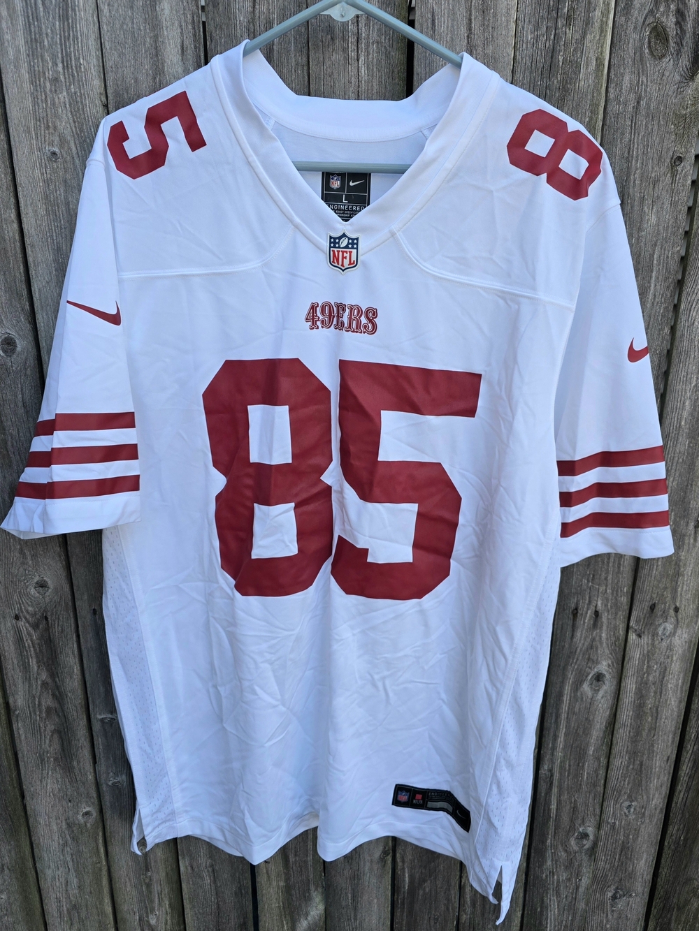 GEORGE KITTLE #85 49ERS JERSEY
